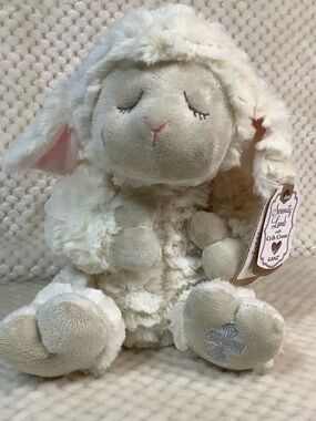 GANZ Plush Serenity Lamb God Bless This Child Lamb HE10234 with Tags No Cross